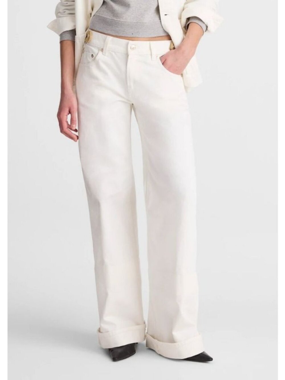 Madewell x Benjamin Talley Smith The Coolidge Low-Rise Wide-Leg Jean Size 30 NWT